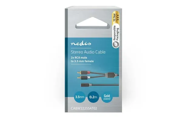 NEDIS Connectique Audio Ad CABW22255AT02